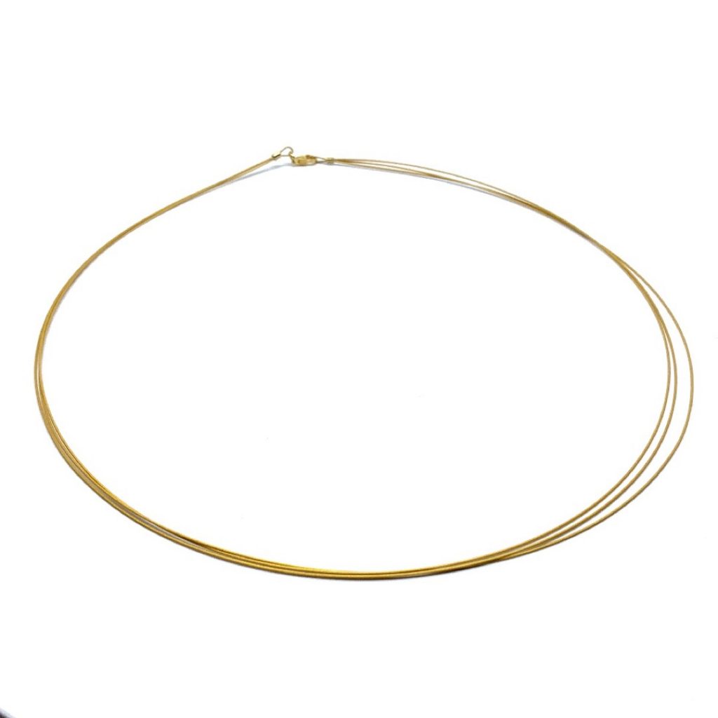 Vergulde draad ketting