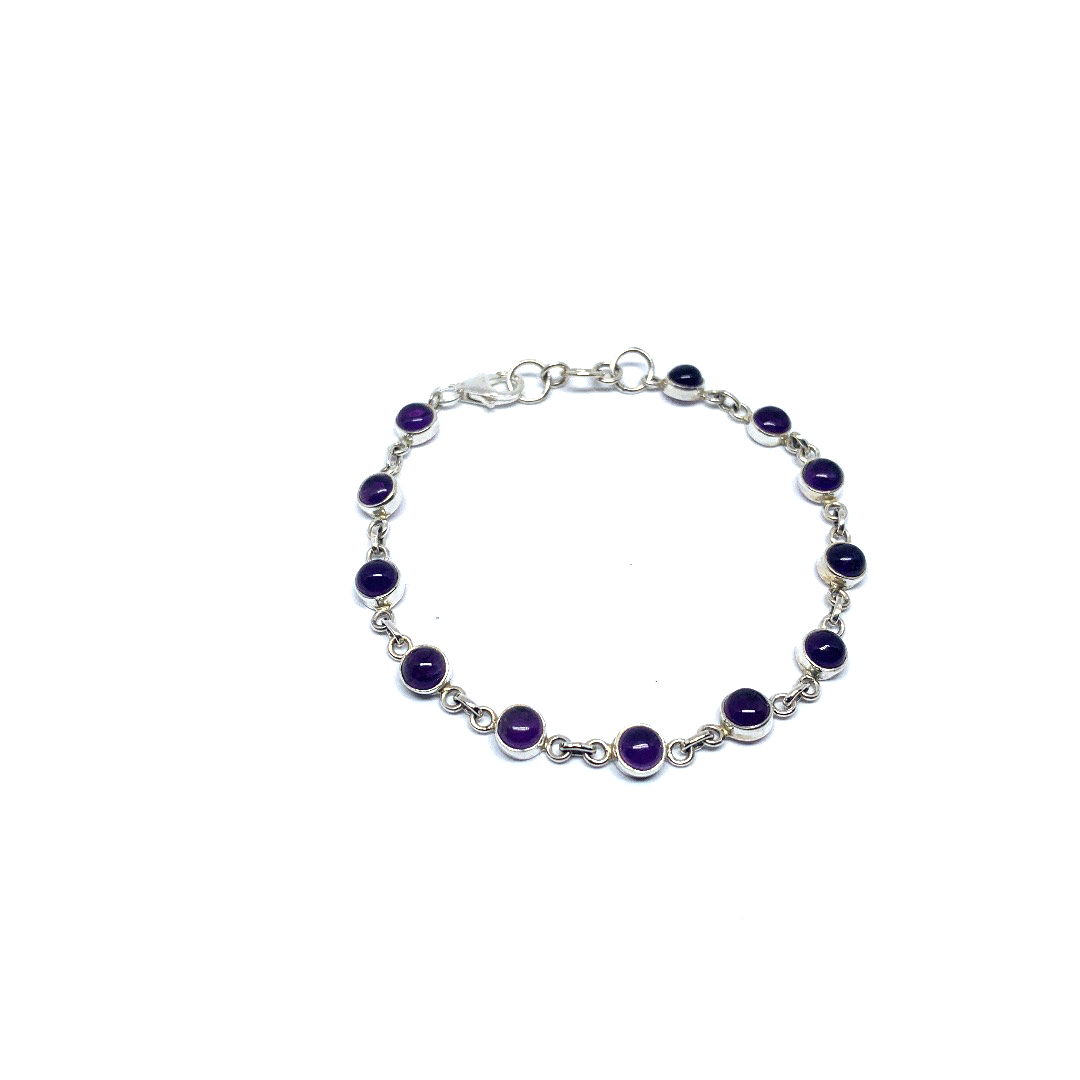 Amethist armband verstelbaar