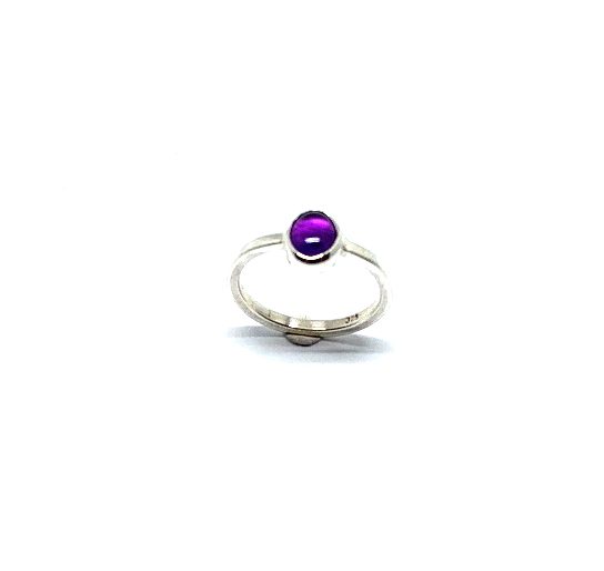 Amethist ring ovaal