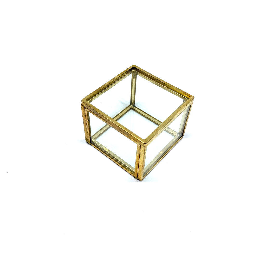 Glazen sieraden doosje