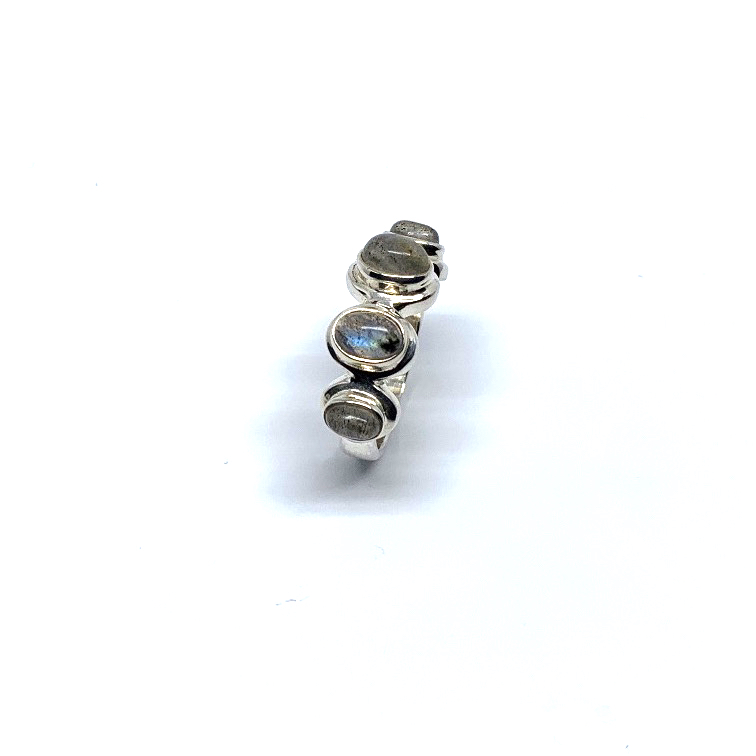 Labradoriet ring 4 stone
