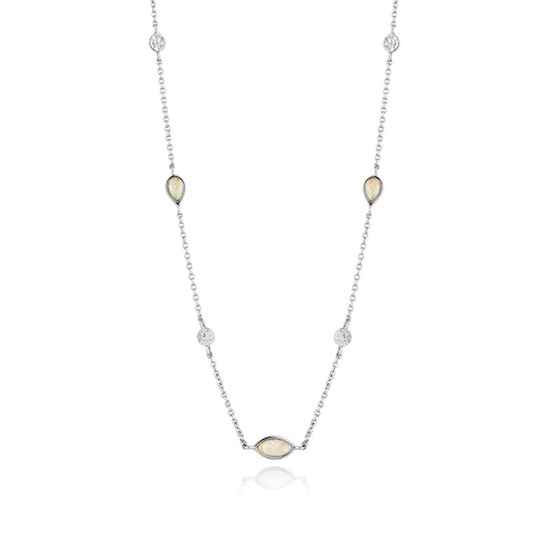 Opal colour necklace zilver ANIA HAIE