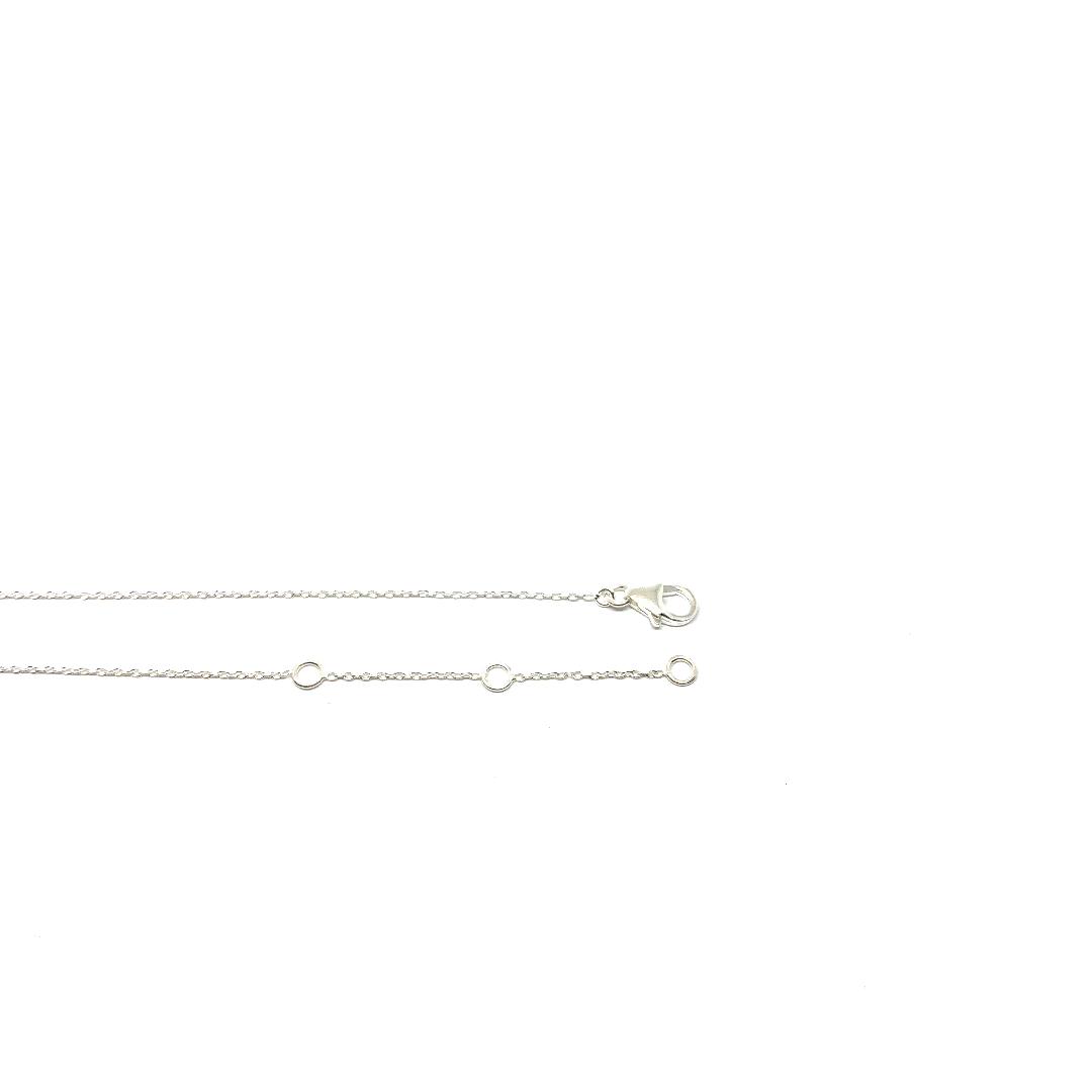 Blauwe topaas ketting 40-45 cm - Image 2