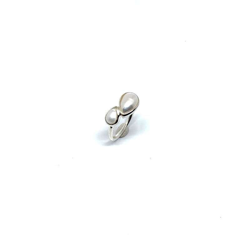 Druppel Parel ring