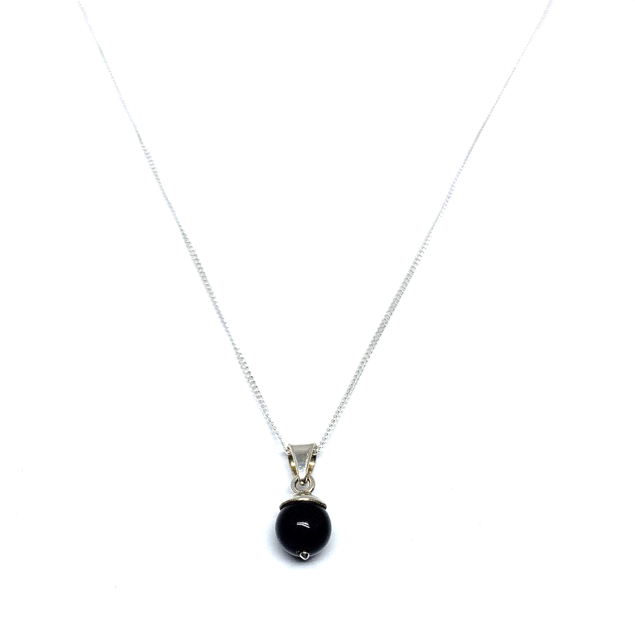 Granaat bolletje ketting 8 mm