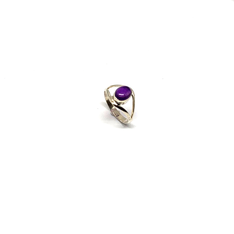 Ring open amethist