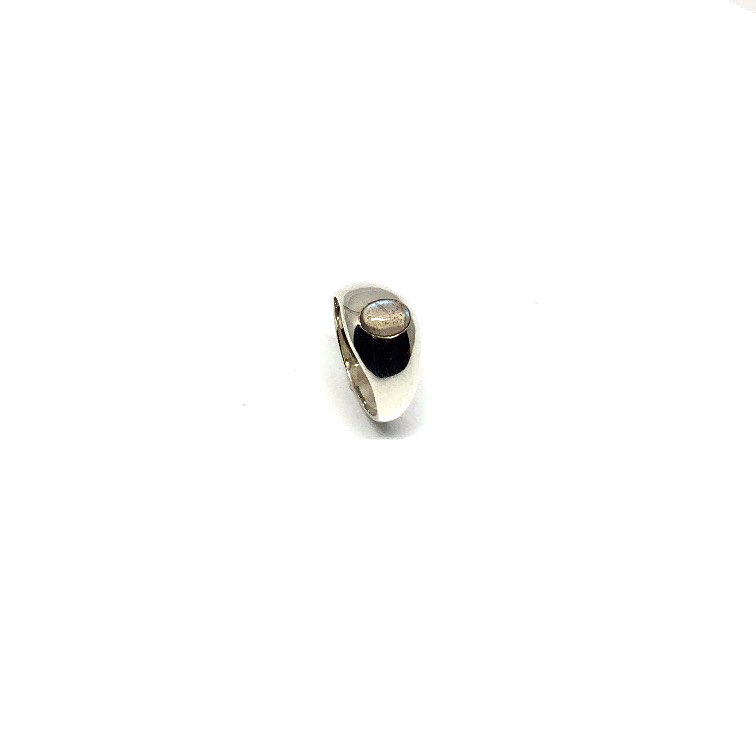Zegel ring labradoriet