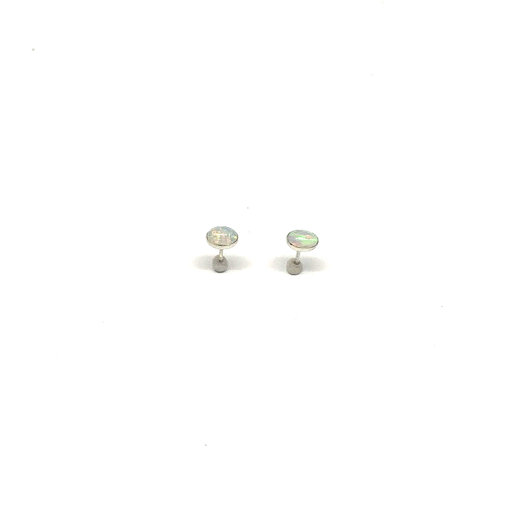 Etiophische opaal ovaal 4,5 x 6,5 mm