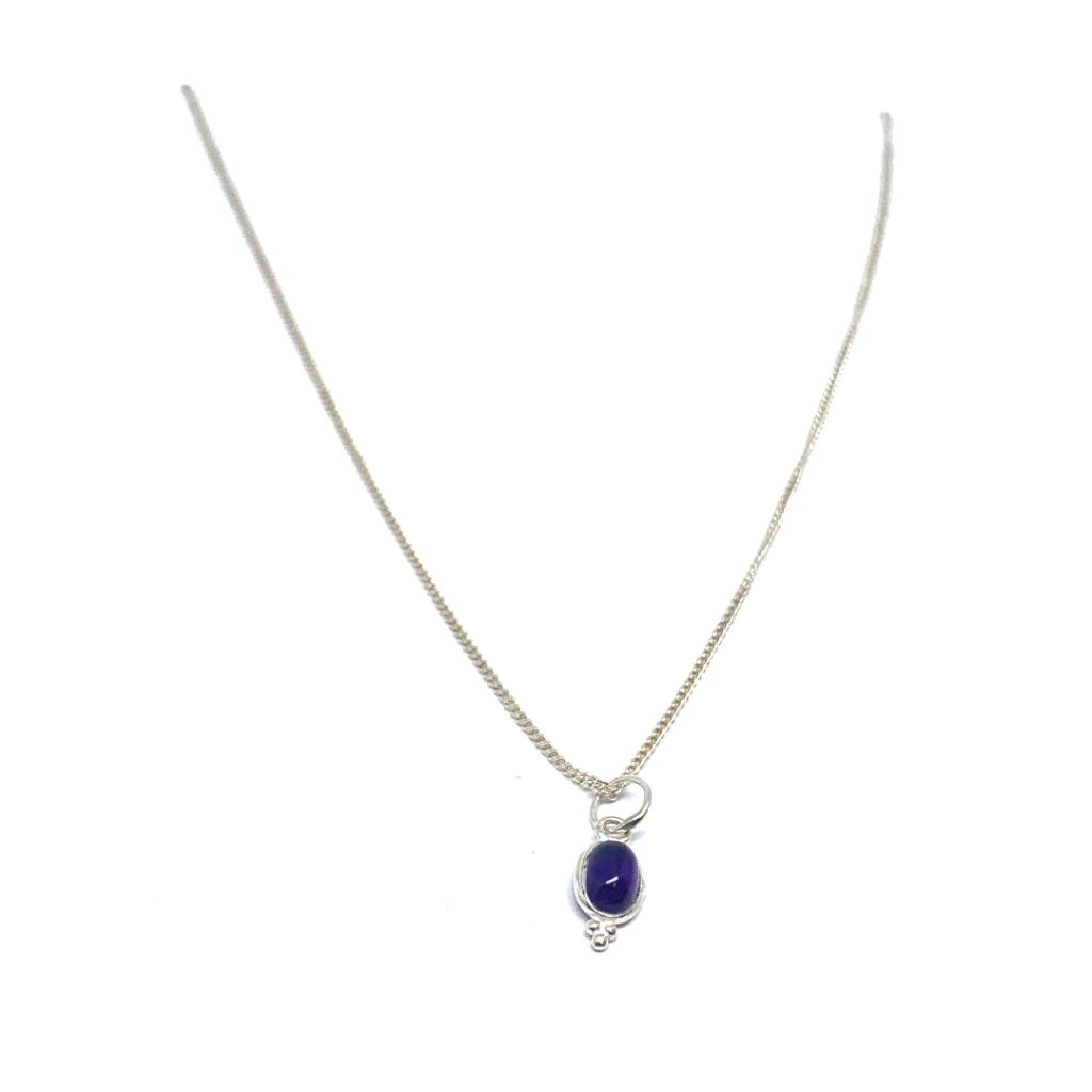 Ketting met Amethist klein 8mm