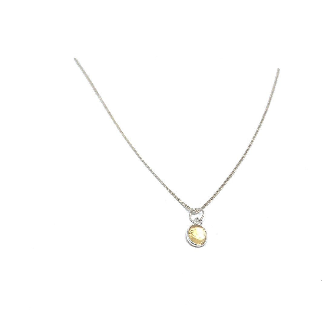 Ketting met Rietielkwarts groot 10mm