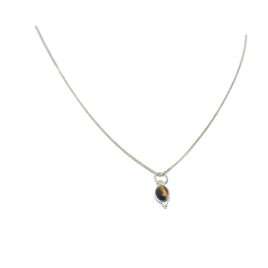 Ketting met Tijgeroog klein 8mm