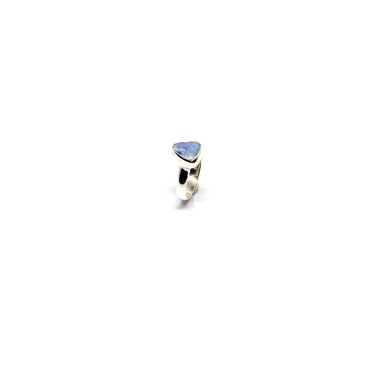Australische Doublet Opaal ring